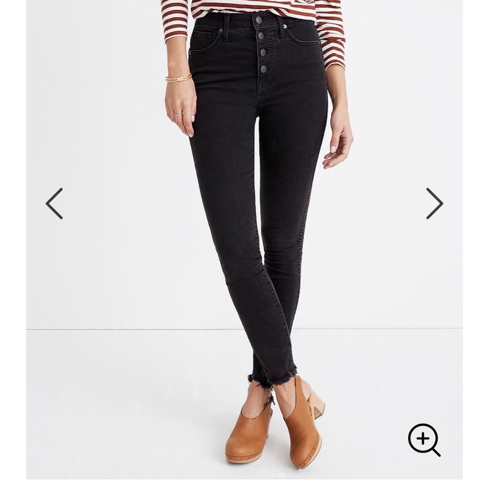 Madewell black skinny jeans - 25p